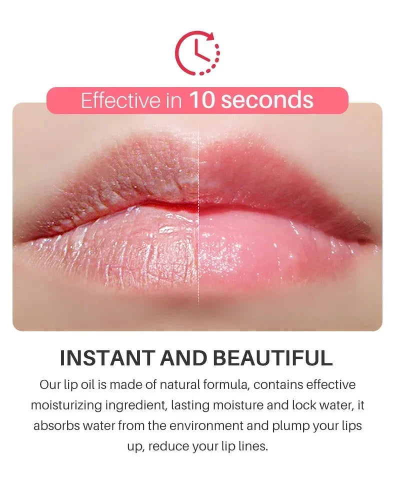 Instant Lip Plumper Serum Lip Plumping Oil Long Lasting Moisturizing Essence Removal Dead Skin Reduce Fine Lines Gloss Lip Care