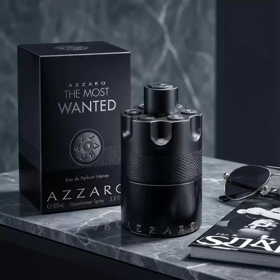 Azzaro The Most Wanted EPP Intense - Woody & Seductive,Fougère, Ambery & Spicy - Lasting Wear - Luxury Perfumes for Men