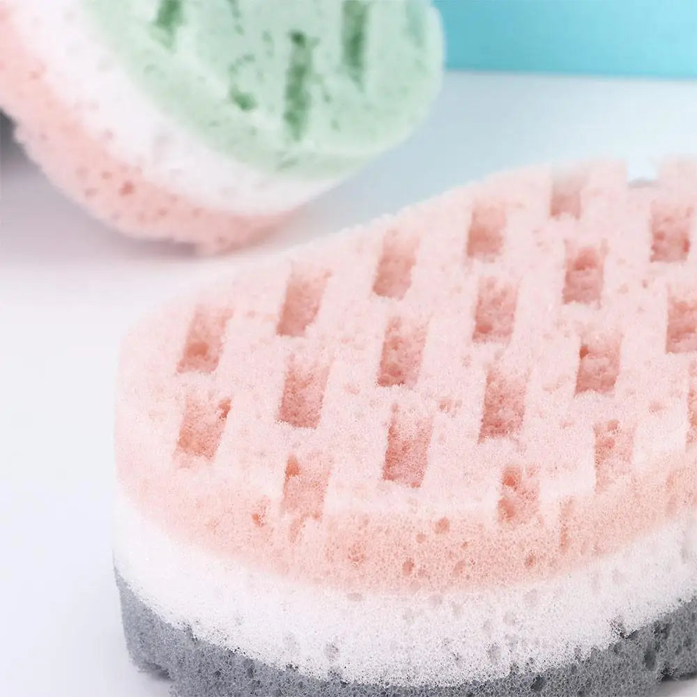 High Quality Durable Quick Foaming Bathing Accessories Massage Brush Sponge Scrubber Shower Rub Sponge Bath Ball Body Brush