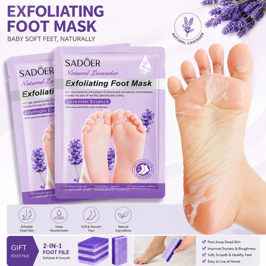1-20Pair Exfoliating Feet Mask Exfoliating Foot Peel Mask Socks Pedicure Peeling Dead Skin Remover Feet Mask Peel Moisturizing