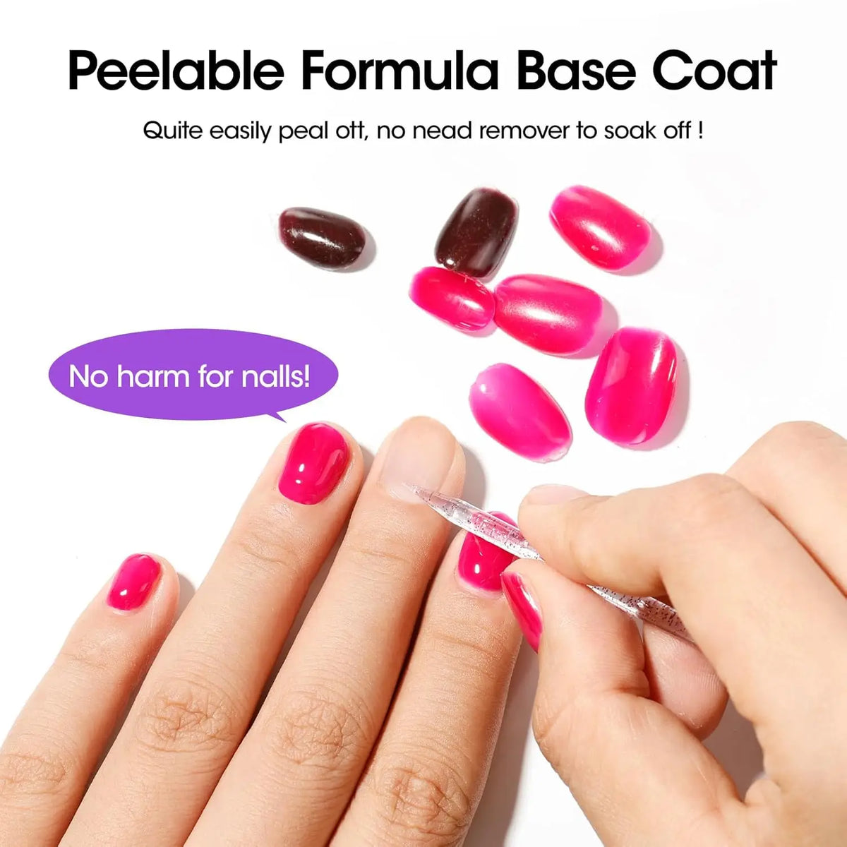 18ml Top Coat Base Coat Gel Set Nail Art No Wipe Soak Off Ultra Glossy Top UV LED Cured Long Lasting Nail Supplies