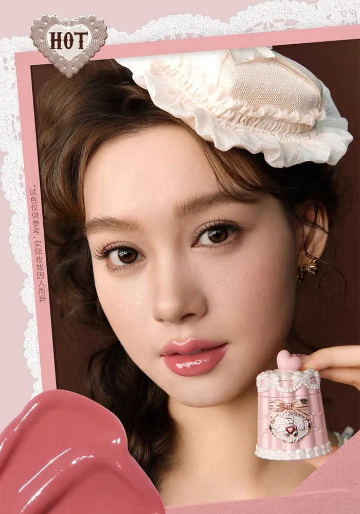 Flowerknows THE SWEETIE BEAR COLLECTION Coating Lip Jelly SOFT Lip gloss,Hydrating Gloss,Moisturizing Tint,Shine & Glow Finish