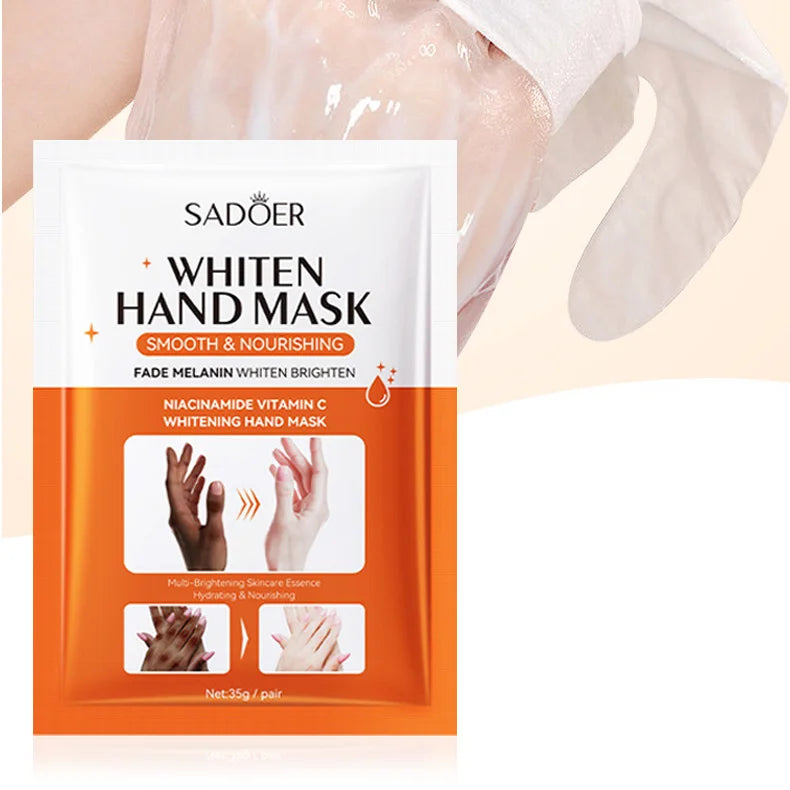 1/2/5 Pairs SADOER Niacinamide Hand Mask Hands peel barb Repair Moisturizing Nourishing Brightening Hand Gloves Hands Skin Care