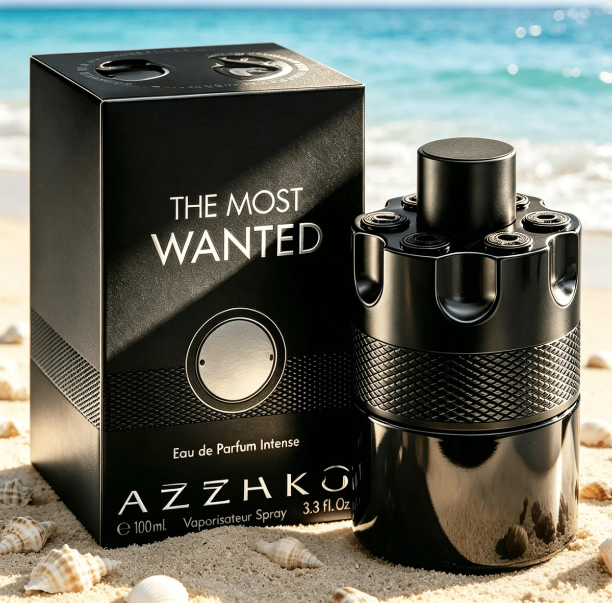 Azzora The Most Wanted men Eau De Parfum Intense Spray 3.3 oz Spicy woody notes Long-lasting fragrance Men Long Lasting