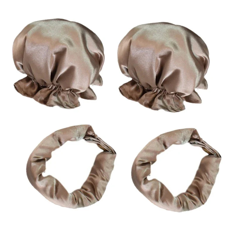2/4pcs Sleeping Heatless Curling Rod Set Curls Soft Hair Rollers No Heat Hair Curler Headband Hair Curlers Styling Tools