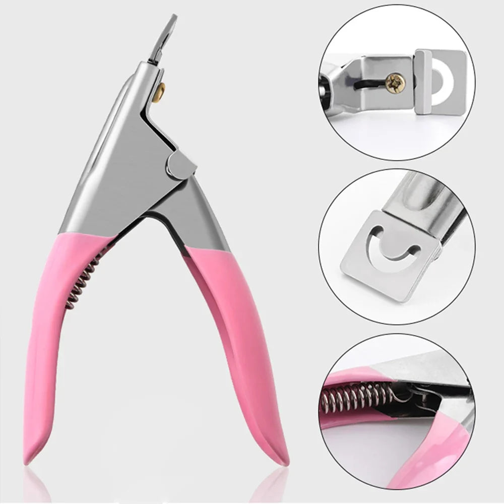 1pcs Mini Magnet for Acrylic Nails Manicure Tips False Nail Cutters Cut Same Length Nail Tool Nail Clipper Manicure Supplies