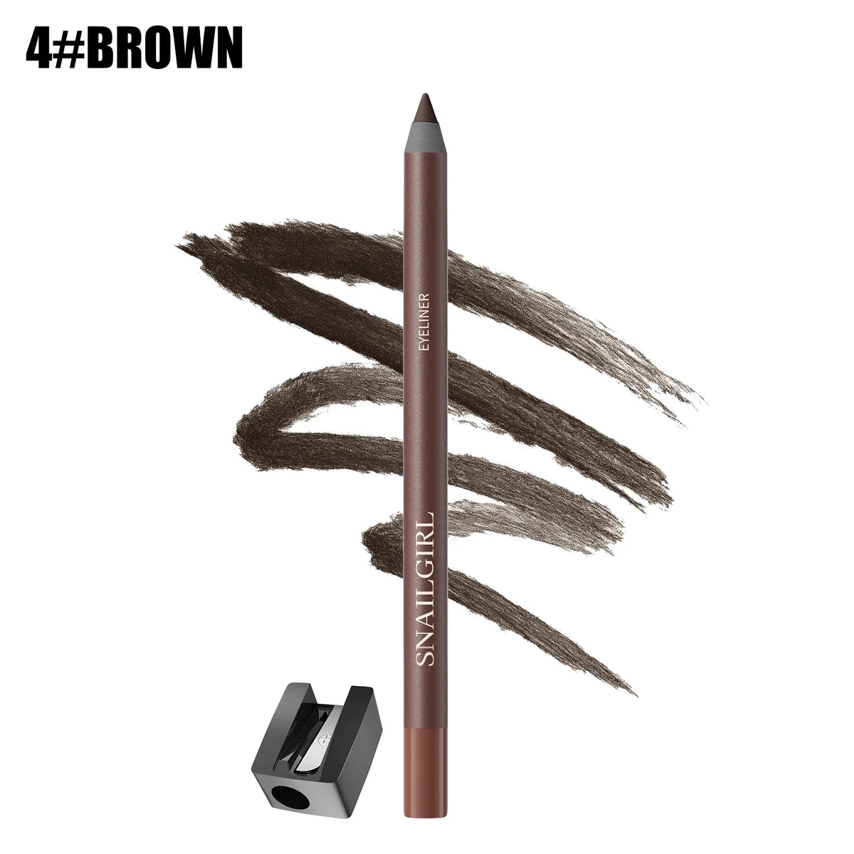 Eyeliner Pen, Waterproof And Sweatproof, Long Lasting Smudge ProofHard Refill Eyebrow Pencil