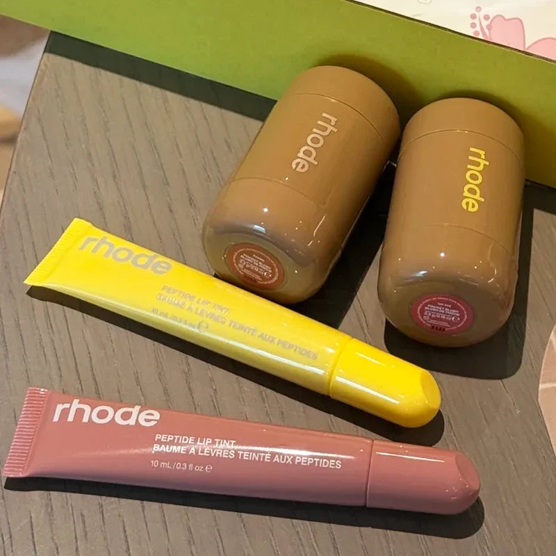 Hot Glazing Milk Facial Pineapple Refresh Daily Cleanser Ribbon Lemontini Lip Gloss Lasting Moisturizing Lipstick Blusher Makeup