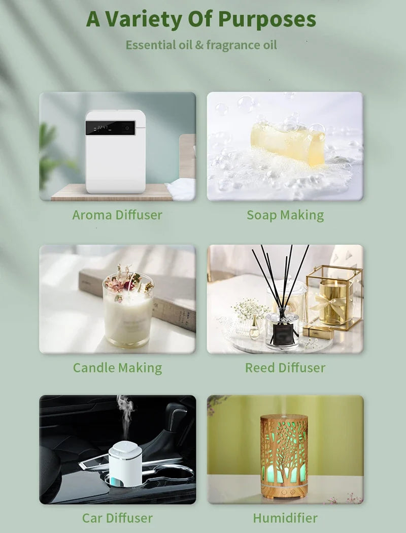 100ML Hotel Room Fragrance Diffuser for Home Air Freshener Scenting Device Air Purifier Humidifier Car Essential Oil Refil