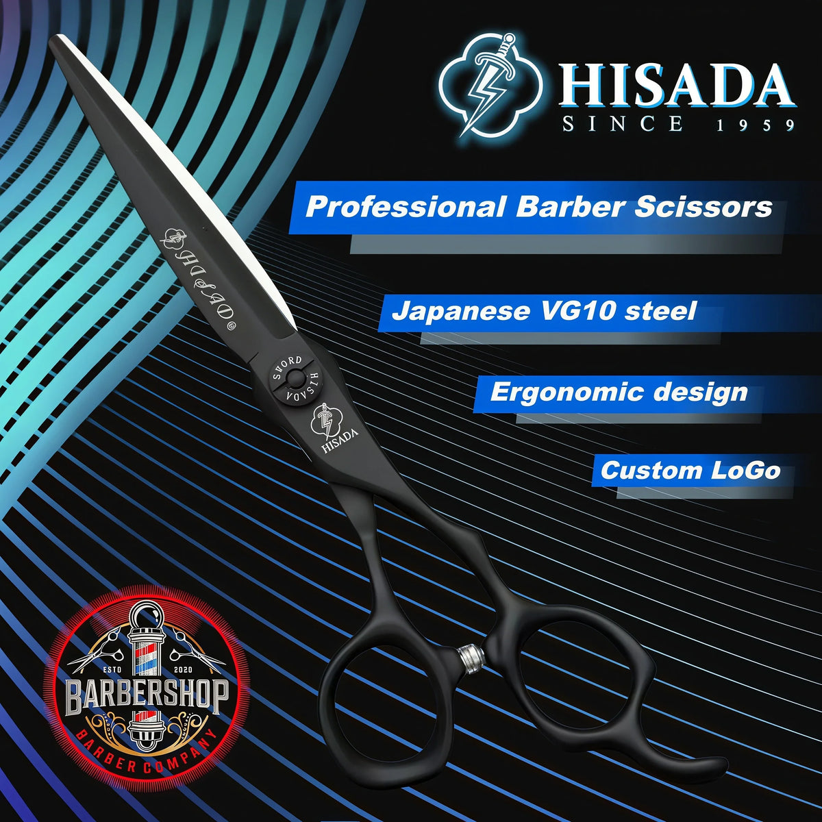 Hairdressing Scissors 6.0, 6.5, 7.0 Inch Tijeras Peluquería Profesional, VG10 Material, Japonesa Artesanal, Professional Scissor