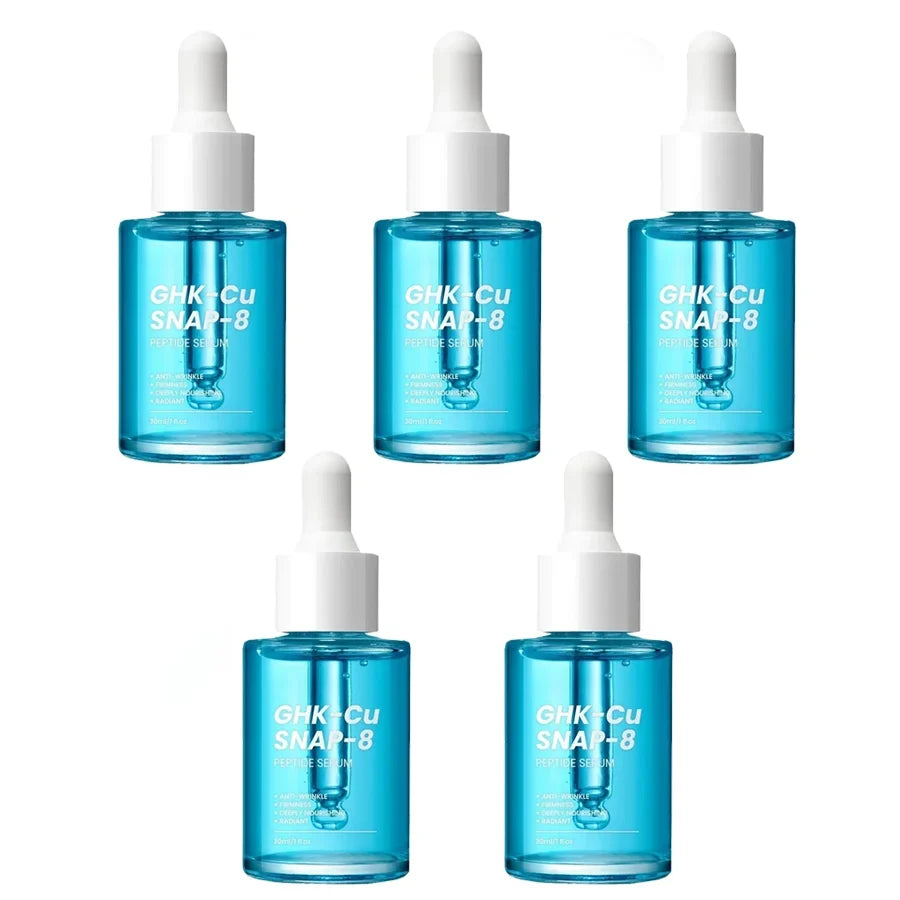 GHK-Cu Copper Peptide SNAP-8 Face Serum Anti Aging Wrinkle Lifting Firming Collagen Boost Hydrating Facial Essence