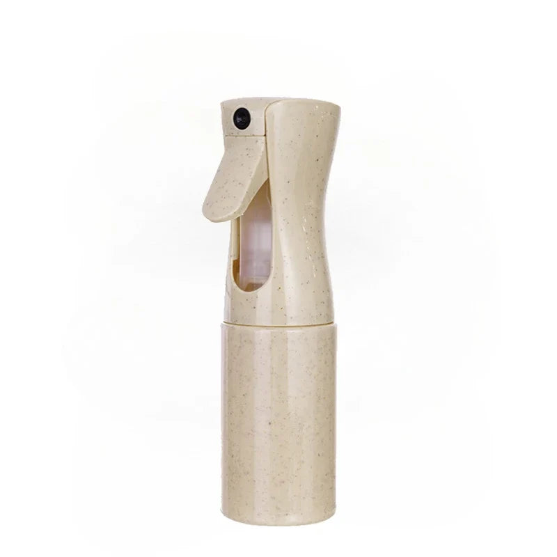 200ML Wheat Straw Continuous Spray Bottles Hairdressing Pressure Sprinkling Bottle Barber Salon Hairdressing Styling Tools