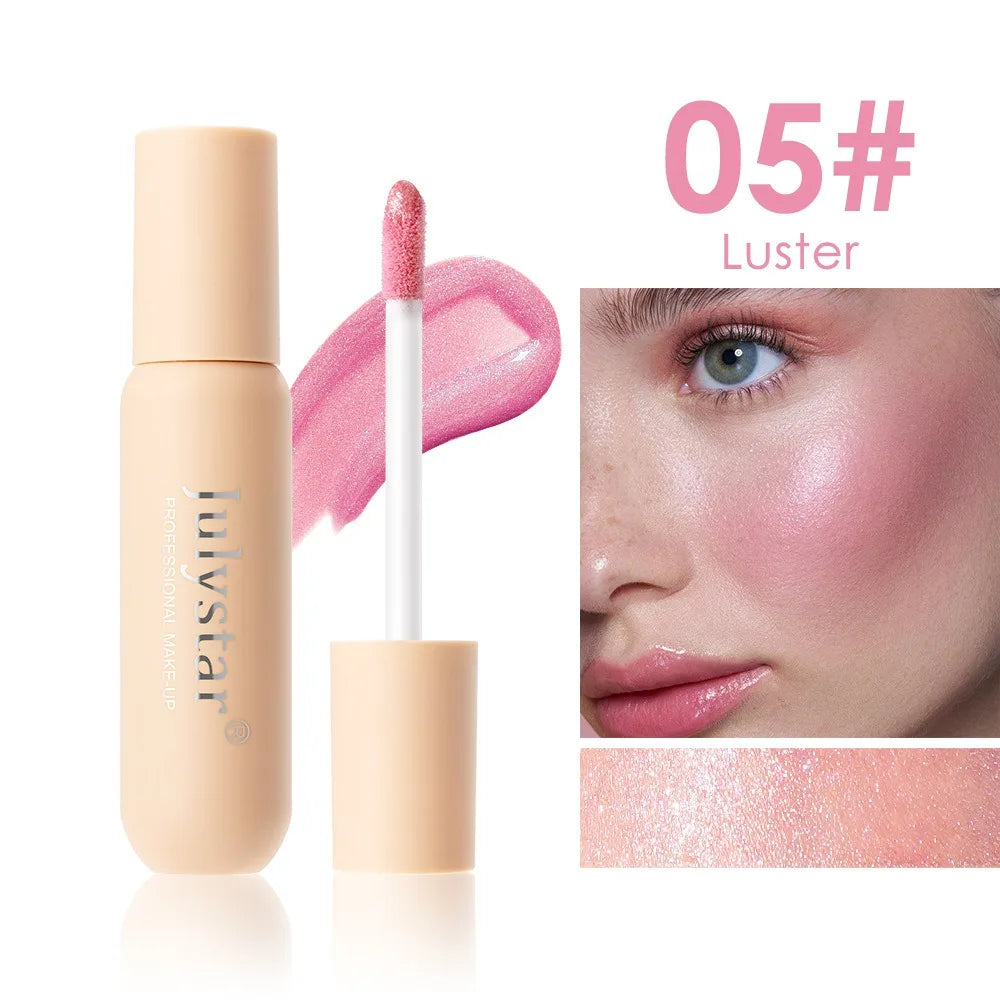 Blush Highlighter Stick Face Liquid Blusher Natural Cream Cheek Eye Tint Peach Blush Contour Brighten Cheek Rouge Cosmetics