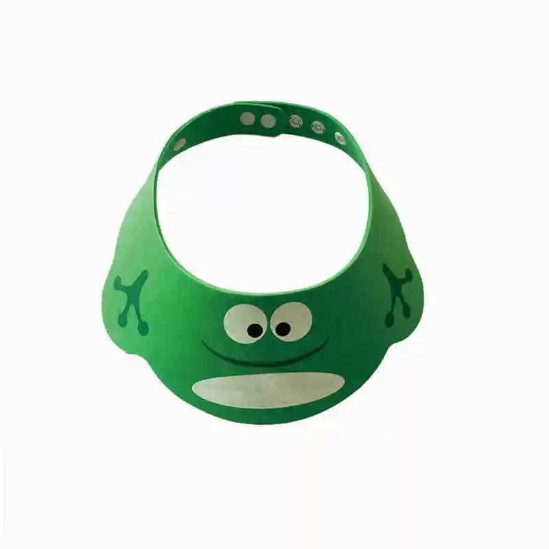 Baby cartoon hair washing, water blocking, ear protection hat, baby shower cap, washing and protection tools