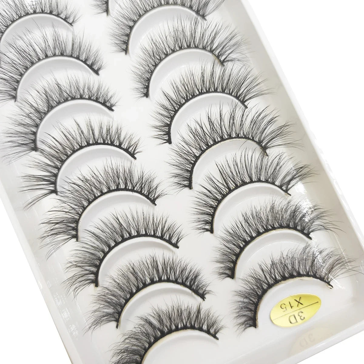 20 Style 10 Pairs Natural 3d Mink Lashes Soft False Eyelashes Cross Messy Dense Eye Lashes Extension Makeup Faux Cils Maquillaje