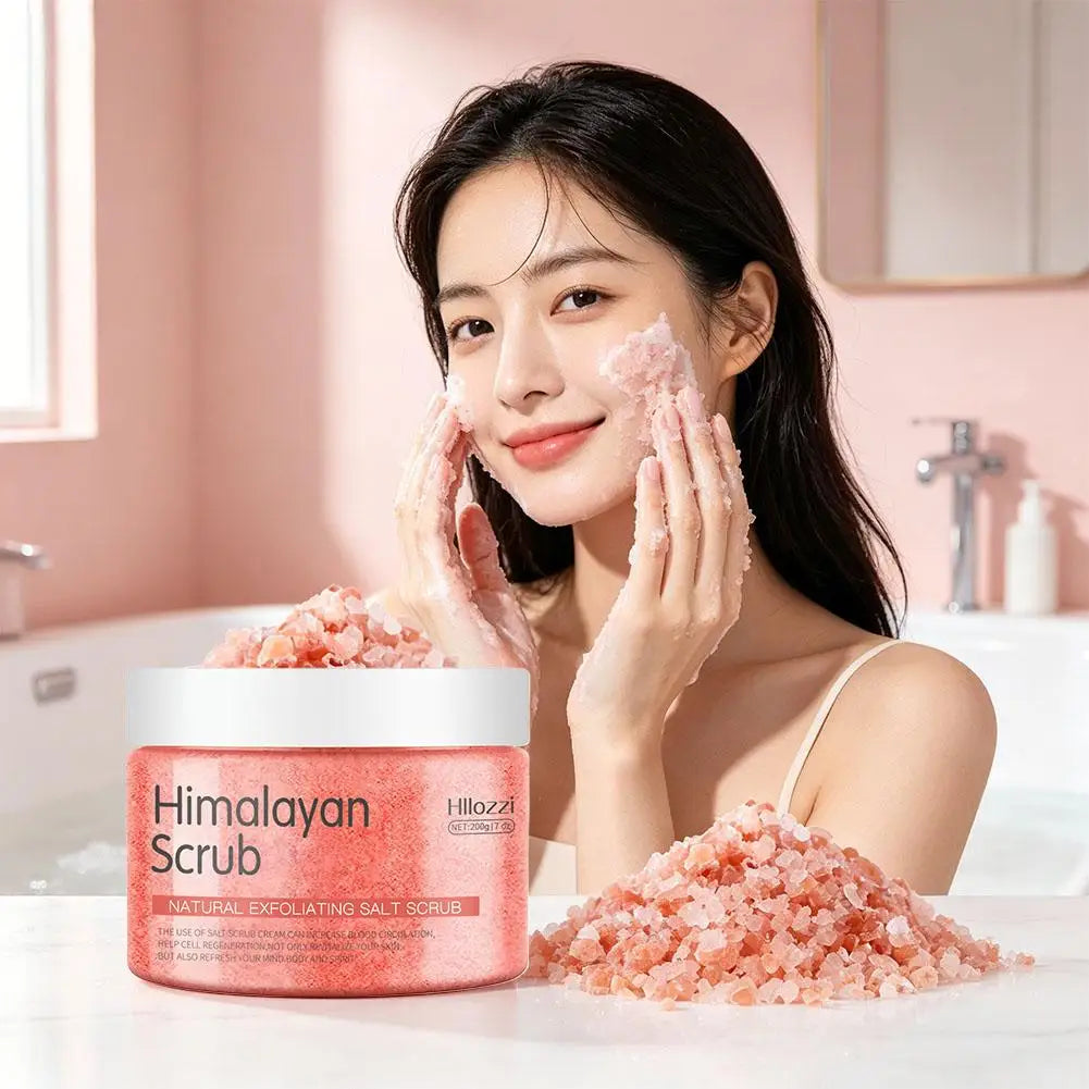 Body Scrub Exfoliating Salt Scrub, Removes Dead Skin, Natural Face Foot Hands Exfoliation Deep Cleansing & Moisturize Skincare