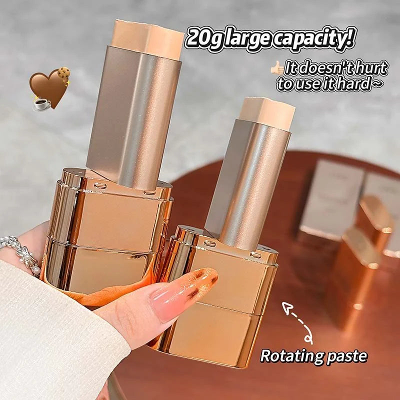 Dewy Glow Foundation Stick | Lightweight Cream Texture, Long-Lasting, Quick Apply, Natural Flawless Skin