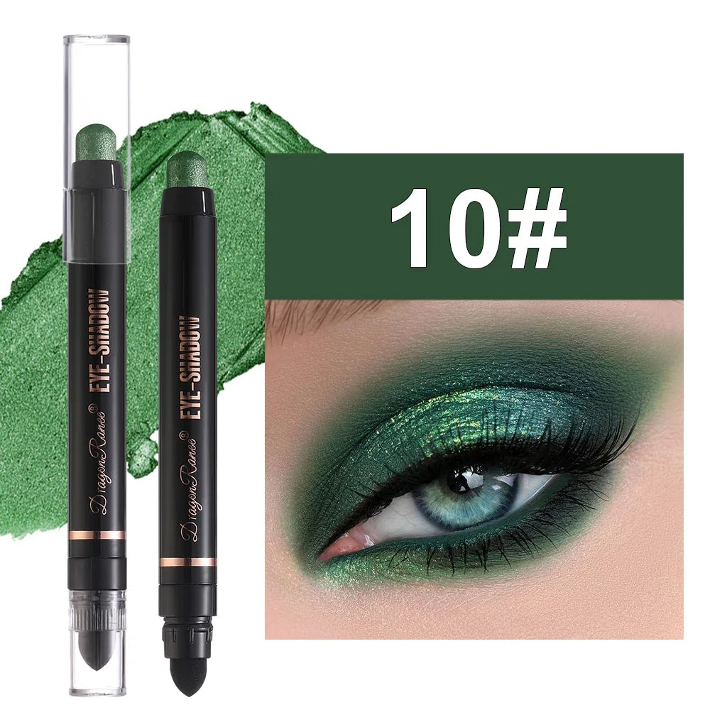 Eyeshadow Pen, Pearlescent Eyeshadow, Versatile, One-Touch Application, Non-Smudging, Waterproof Eyeshadow, High-Gloss, Delicate, Silky, Shimmering Liquid Eyeshadow