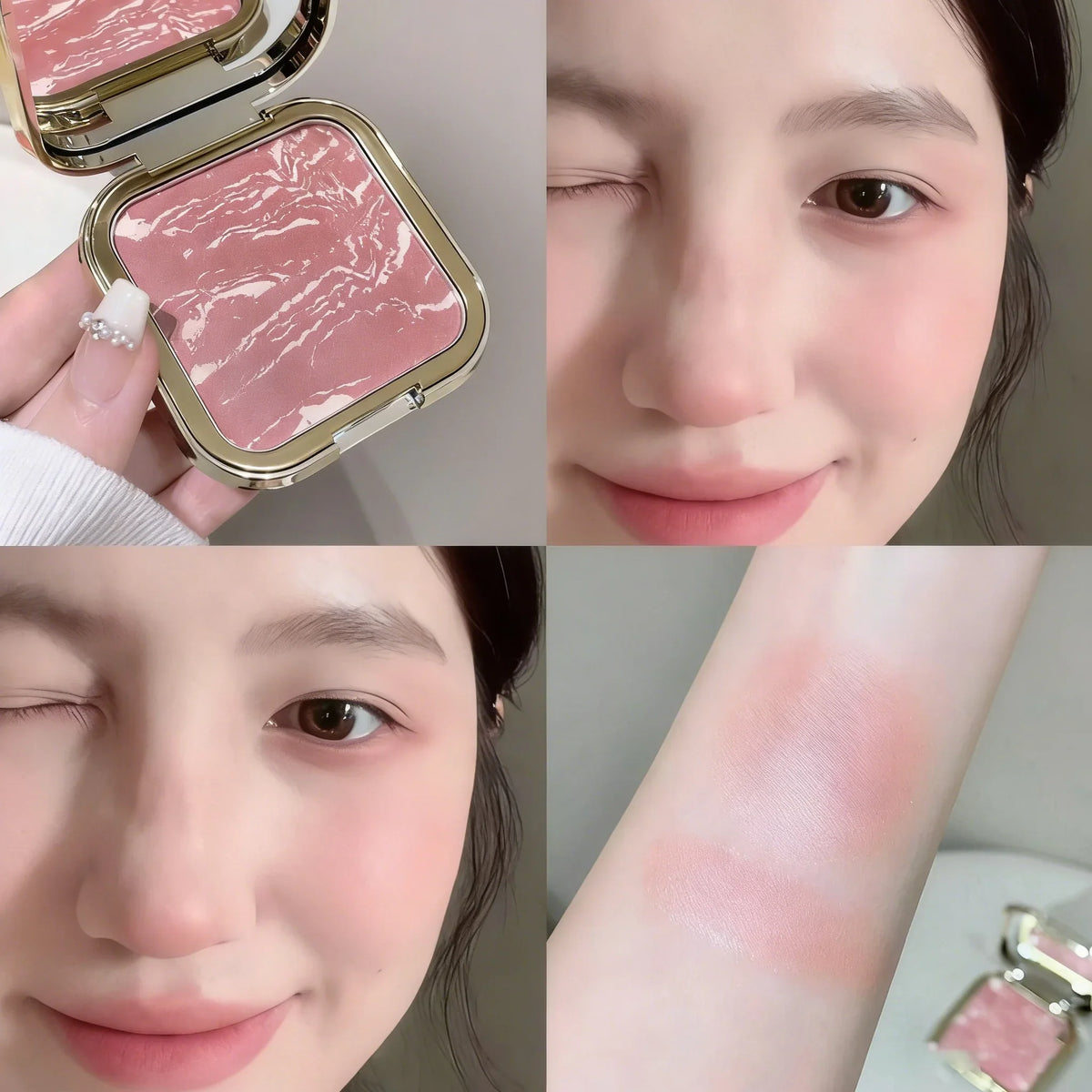 Kakashow Bright Color Gradual Powder Blusher Delicate Skin Melting Color Natural Korean Slightly Drunk Makeup Blusher