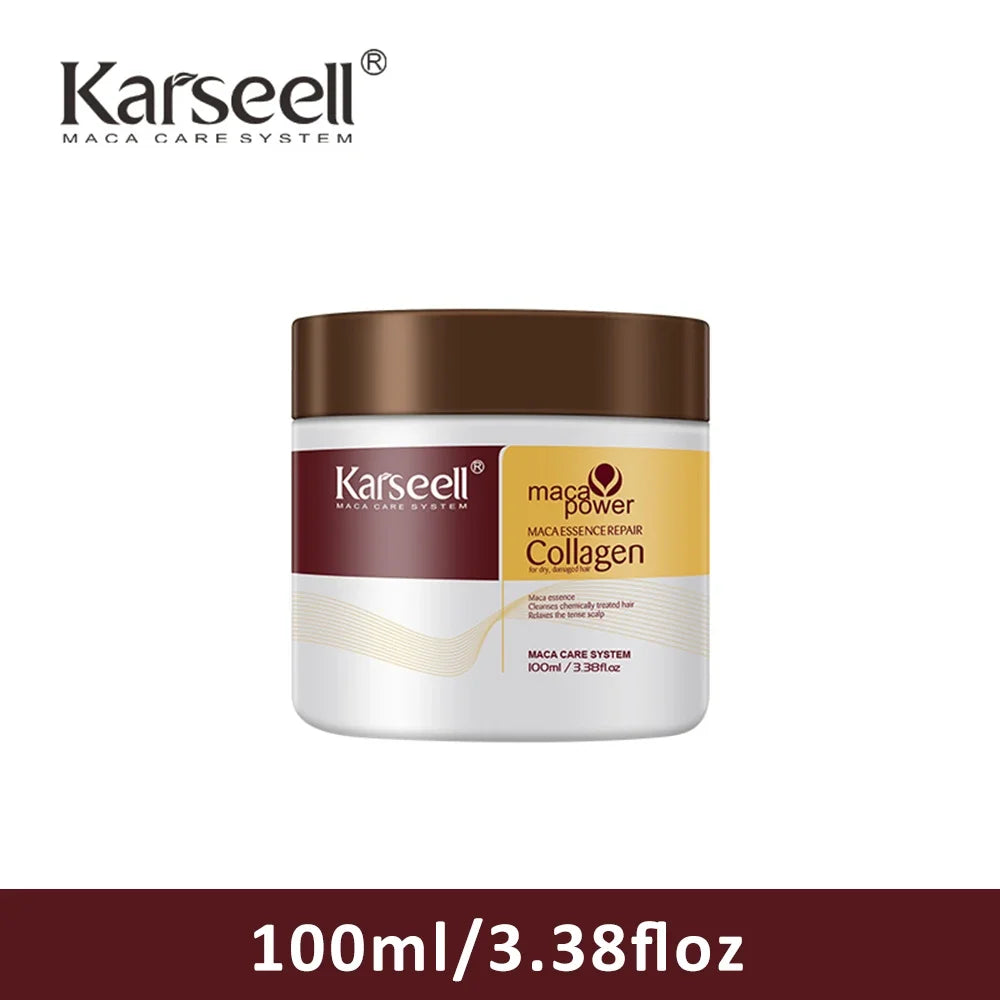 Karseell Color Depositing Red Hair Mask Color Boosting Conditioner, Hydrates and Enhances Red Tones for Color-Treated Hair 500ml