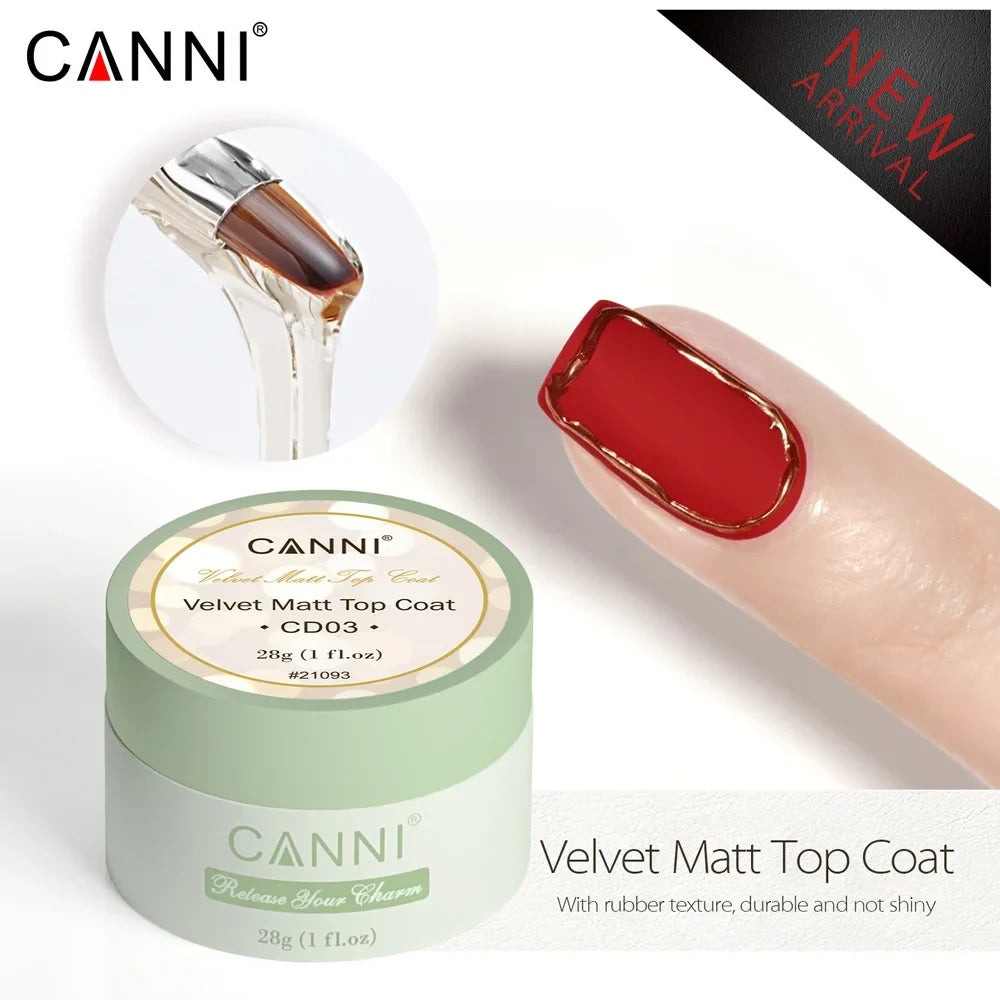 Canni Hard Top Diamond Top Coat 3 in 1 Base Nail C Arc UV Construction Gel Fiber Builder Nail Gel PVC Modelling Gel Nail Glue