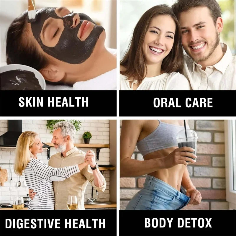 Activated Charcoal Capsules 1,200 Mg - Organic Coconut Shell, Helps Relieve Gas & Bloating, Detox & Bowel, Digestive Supplement