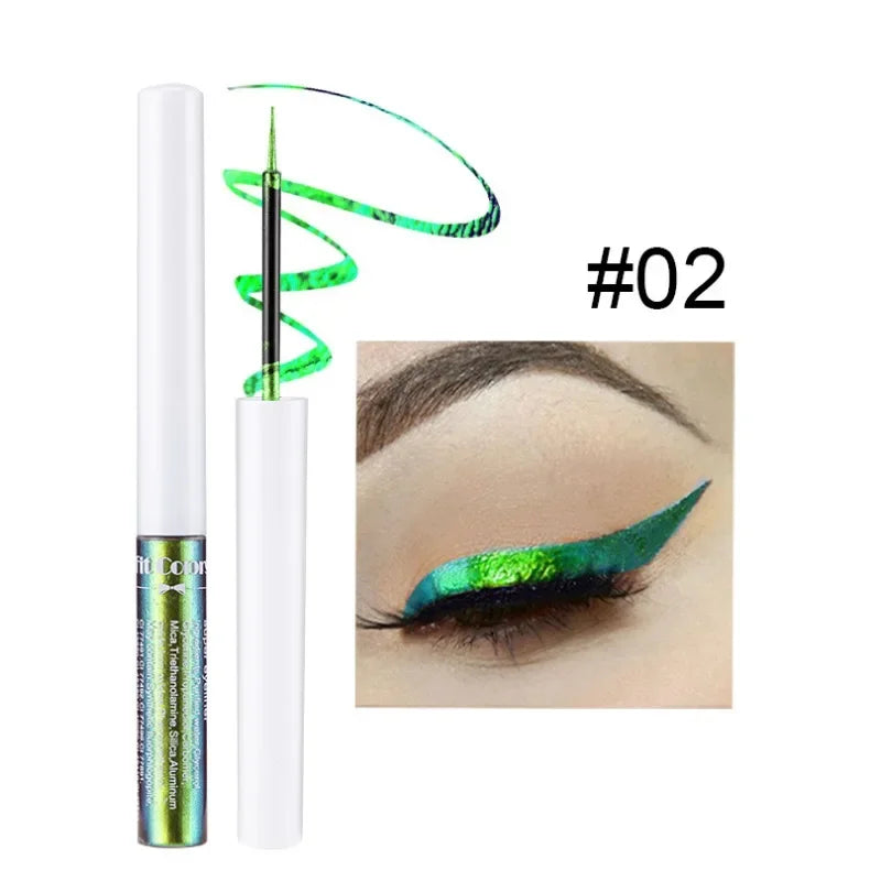 Chameleon Liquid Eyeshadow Metal Chameleon Makeup Lipgloss Shimmer Pigment Glitter Eye Shadow Lipstick Shine Diamond Eyeshadow