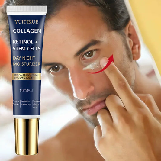 Collagen & Retinol Eye Cream 20ml - Day & Night Moisturizer, Firms & Smooths Eye Area, with Stem Cells & Niacinamide