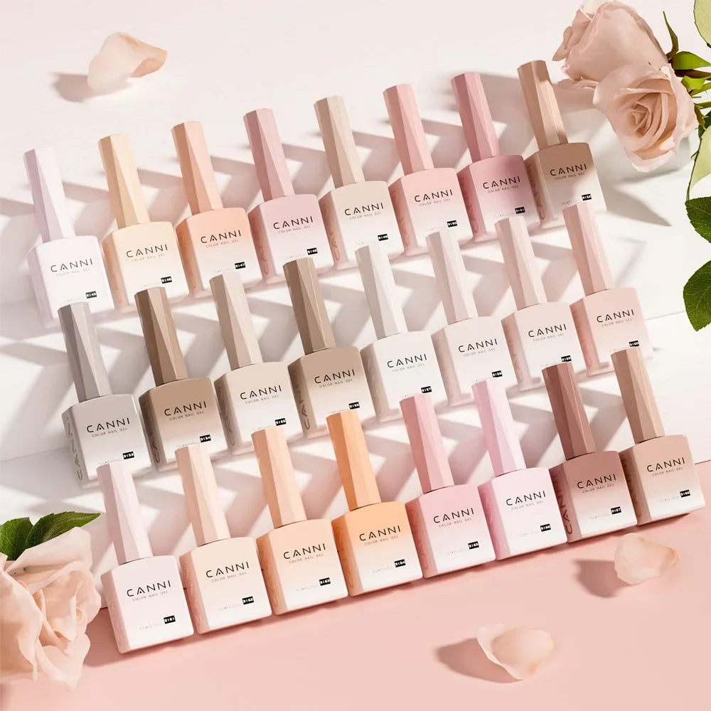 CANNI 9ml Gel Nail Polish 144Colors HEMA/TPO FREE Gorgeous Color Full Coverage Soak Off UV LED Semi Permanent Gel Varnish  Nails