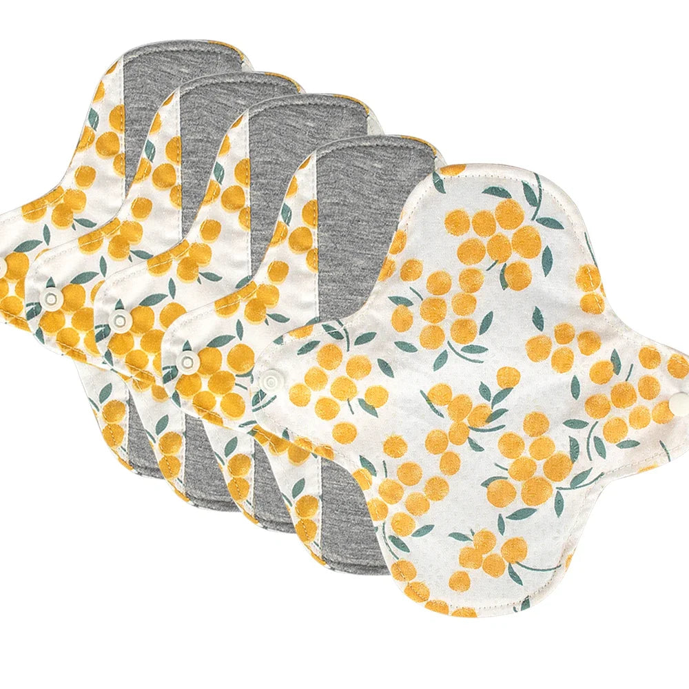 1pc/5pcs Anti Slip Washable Sanitary Pad Graphene Sterilization Underwear Panty Liner Lady Personal Care Reusable Daily Pads