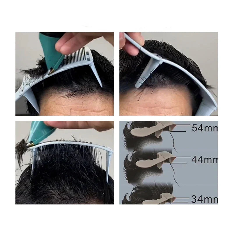 1/2/3Pcs Barber Hair Comb Fading Styling Flat Top Hair Cutting Fade Comb Men Hairdresser Fade Salon Accessories Tools