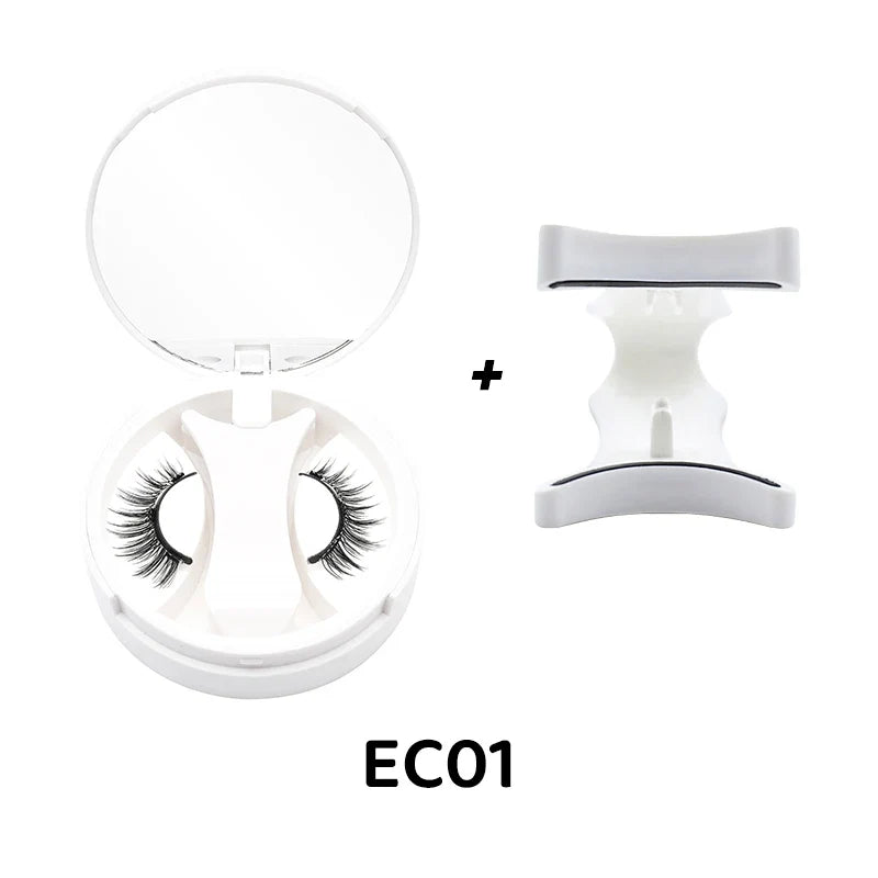 3D Magnetic Eyelashes Kit Reusable Natural Magnetic False Eyelashes Set No Glue Needed Magnet Lashes with Applicator Magnetic