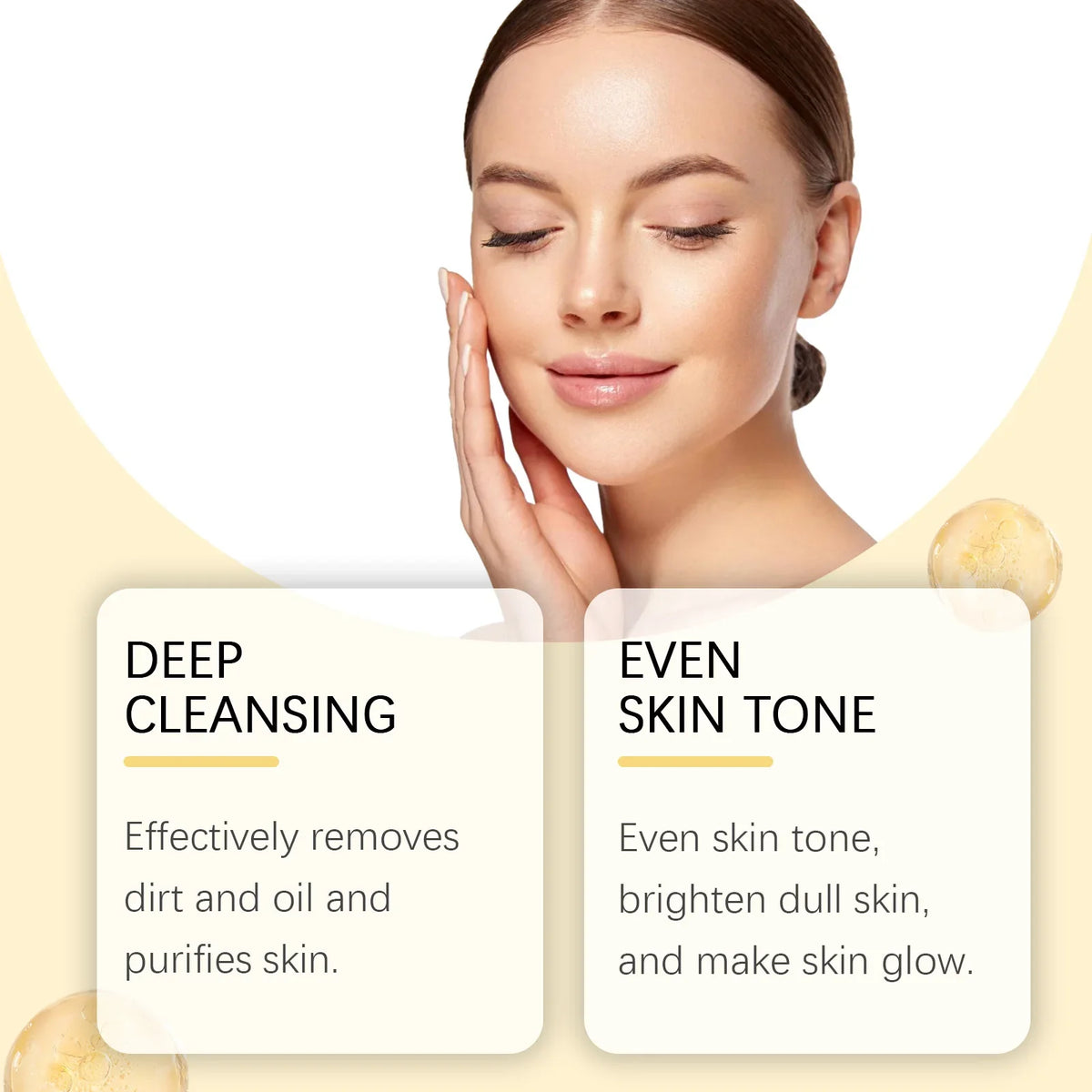 1/3/5PCS Turmeric VitaminC Clay Mask Deep Cleansing Facial Improves Dark Spots Hydrating Skin Care Tightens Skin Evens Skin Tone