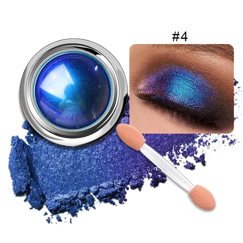 Chameleon Optical Color Shift Eyeshadow Cream Multi Chrome Shimmer Metallic Eye Lip Pigment Long Lasting Duochrome Makeup