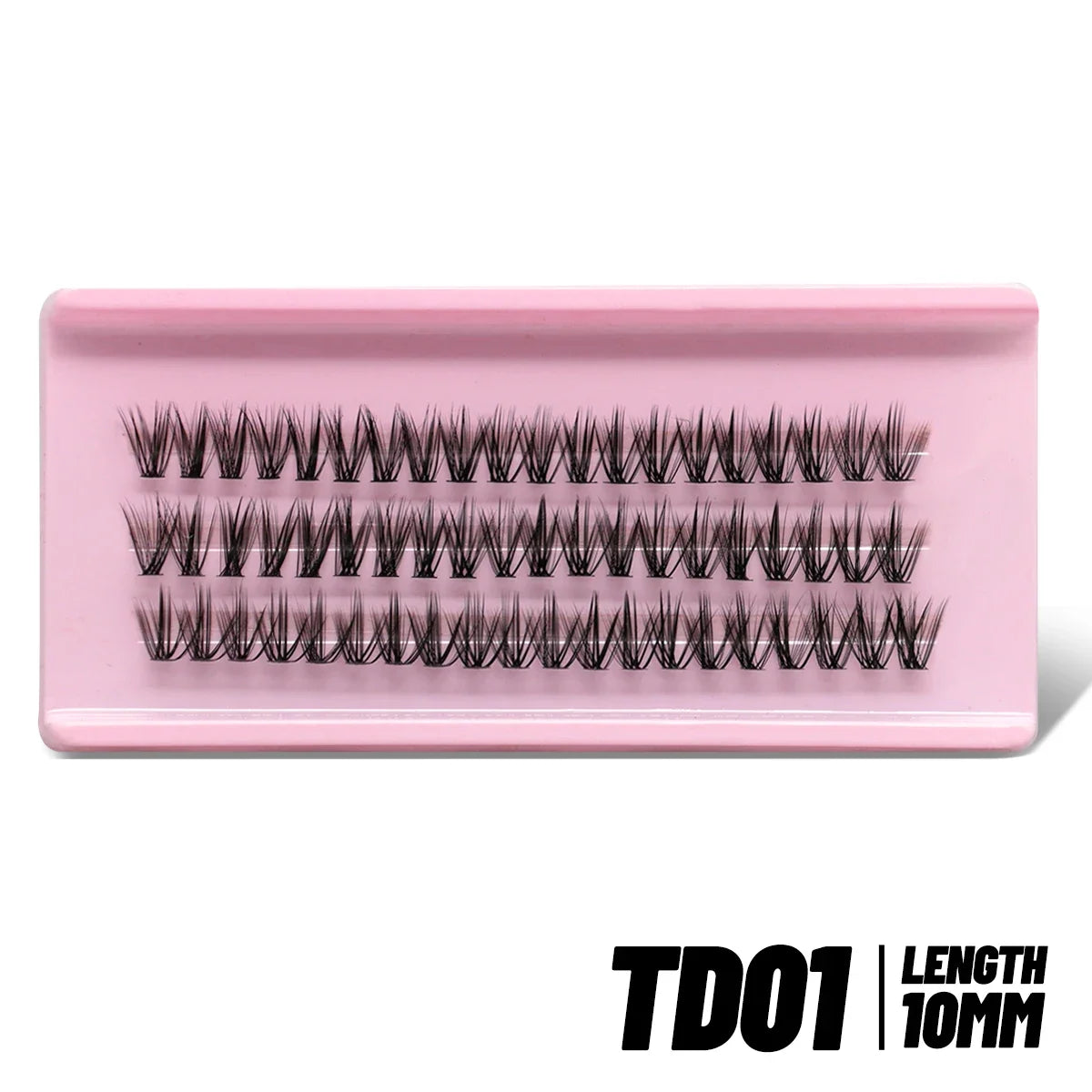 GROINNEYA Fluffy Lashes Clusters 510pcs D Curl 6 Styles 8-16mm Wispy Individual Lashes Soft False Eyelashes Eyelash Extensions
