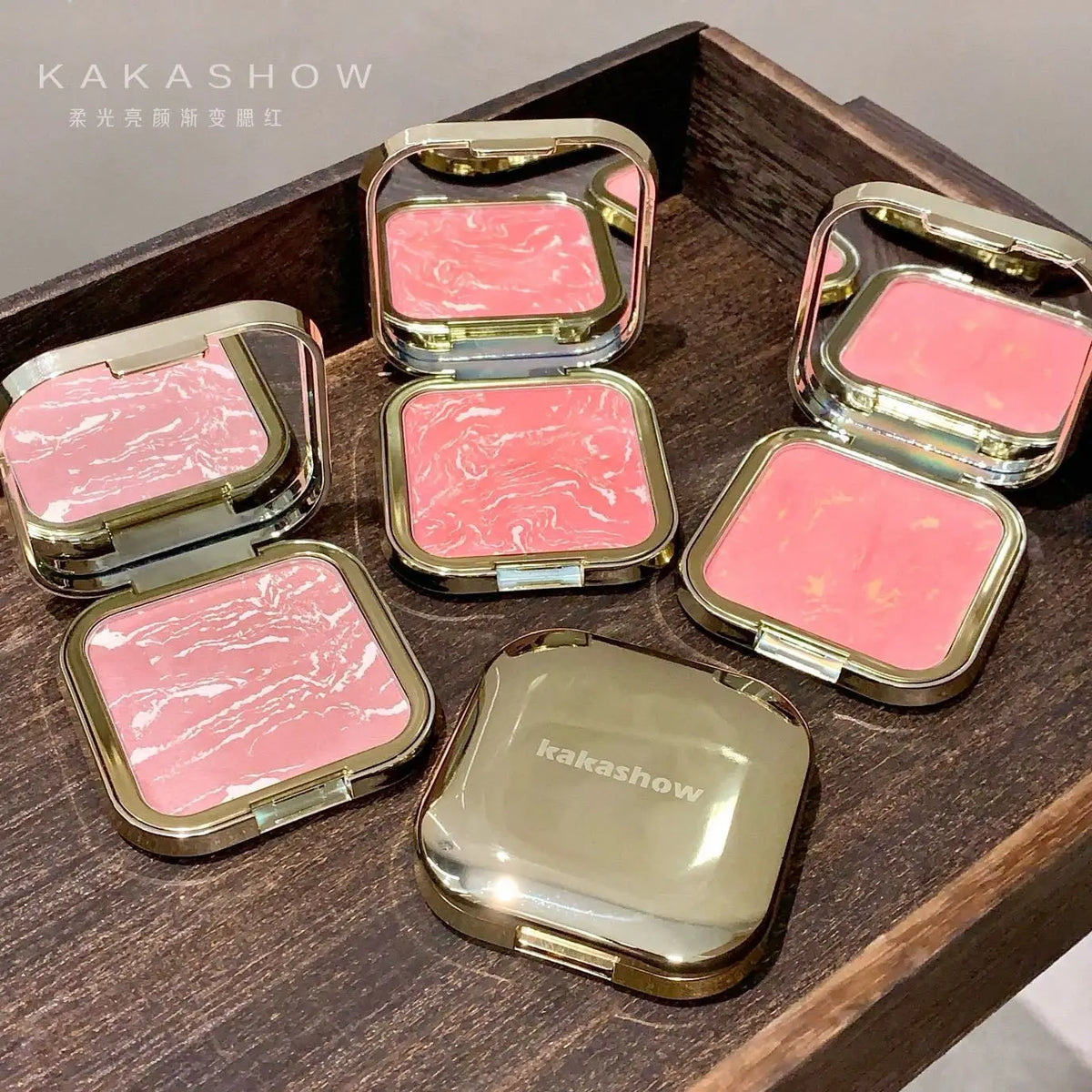Kakashow Bright Color Gradual Powder Blusher Delicate Skin Melting Color Natural Korean Slightly Drunk Makeup Blusher