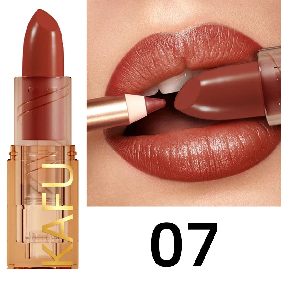 14-Color Matte Lipstick, Non-Fading, Long-Lasting Velvet Finish, Smooth Matte Lip Makeup Lip Tint Cosmetic for Women Gift Lipglo