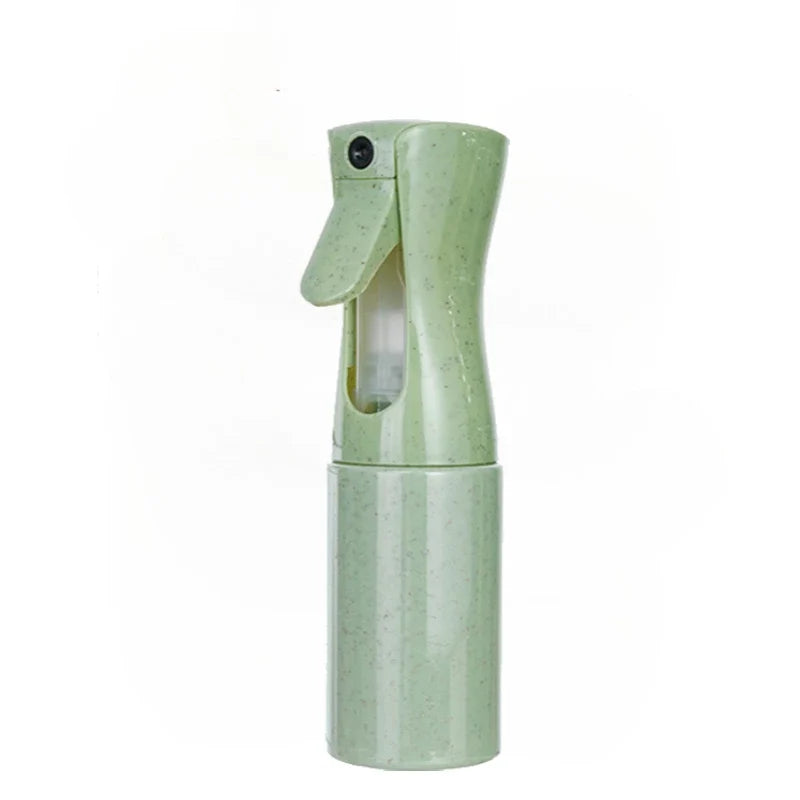 200ML Wheat Straw Continuous Spray Bottles Hairdressing Pressure Sprinkling Bottle Barber Salon Hairdressing Styling Tools