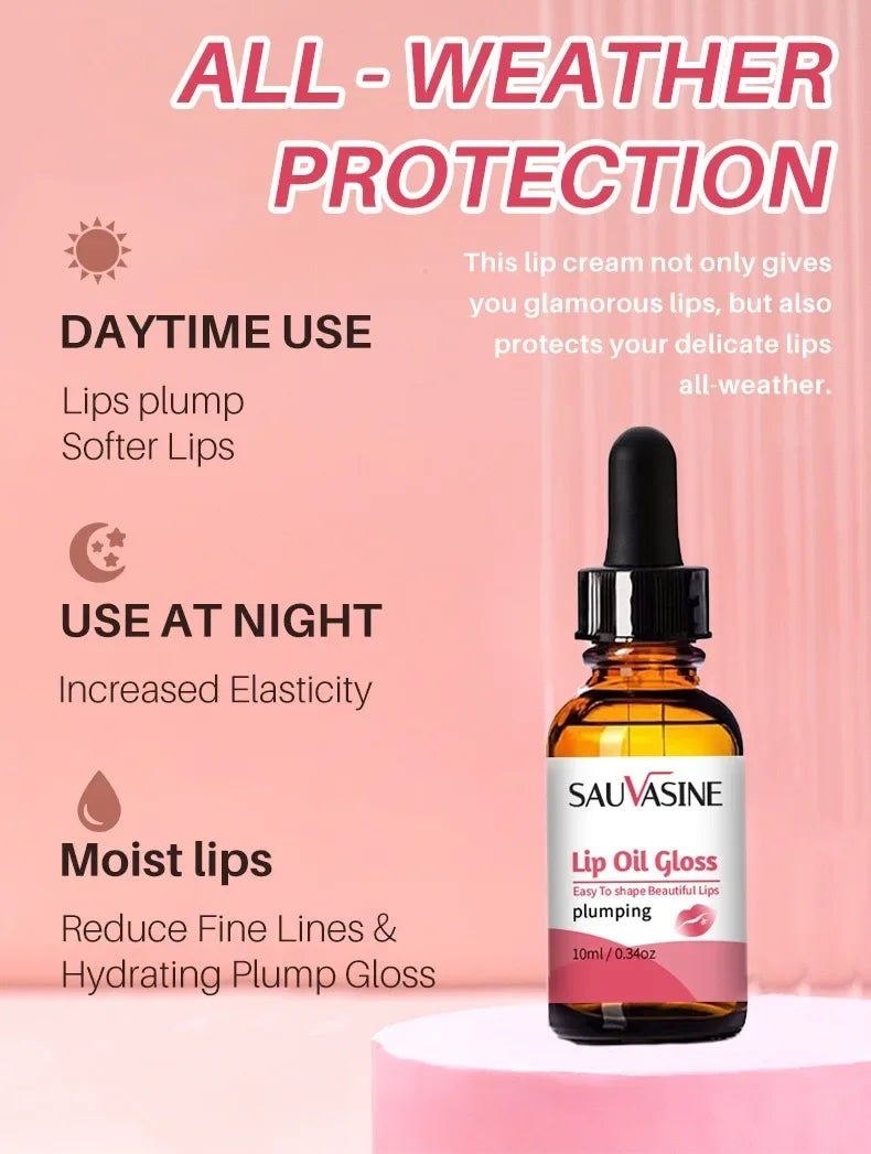 Instant Lip Plumper Serum Lip Plumping Oil Long Lasting Moisturizing Essence Removal Dead Skin Reduce Fine Lines Gloss Lip Care