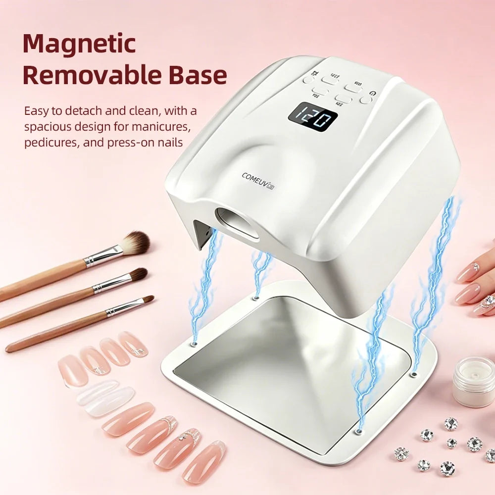 Dual Port Nail Lamp Nail Dryer UV Light 78 LEDs Single Toe Single Finger Full Hand Fast Gel Drying Light Auto Sensor Nail Art