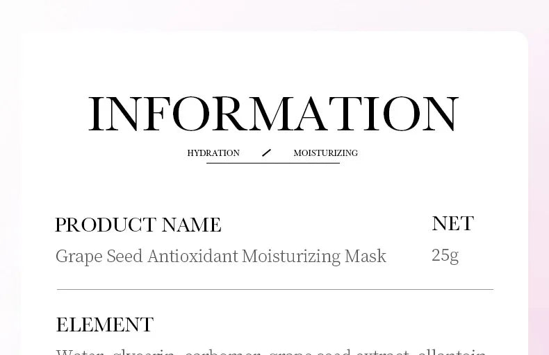 6/12pcs BIOAQUA Caviar Grape White Truffle Face Mask Anti Wrinkle skincare Moisturizing Hydrating Facial Masks Skin Care