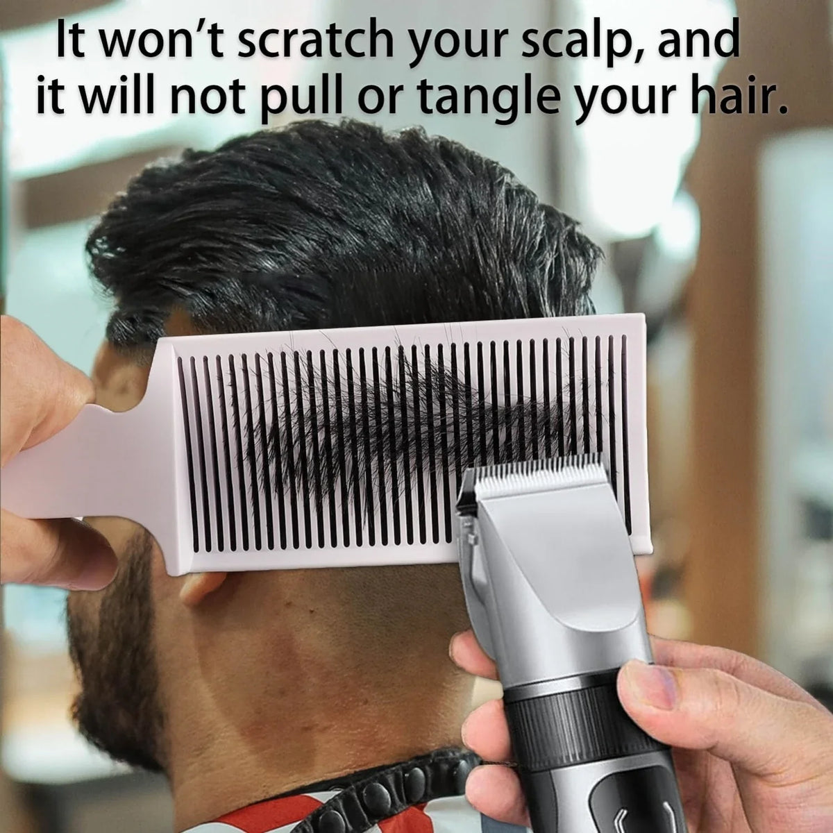 1/2/3Pcs Barber Hair Comb Fading Styling Flat Top Hair Cutting Fade Comb Men Hairdresser Fade Salon Accessories Tools
