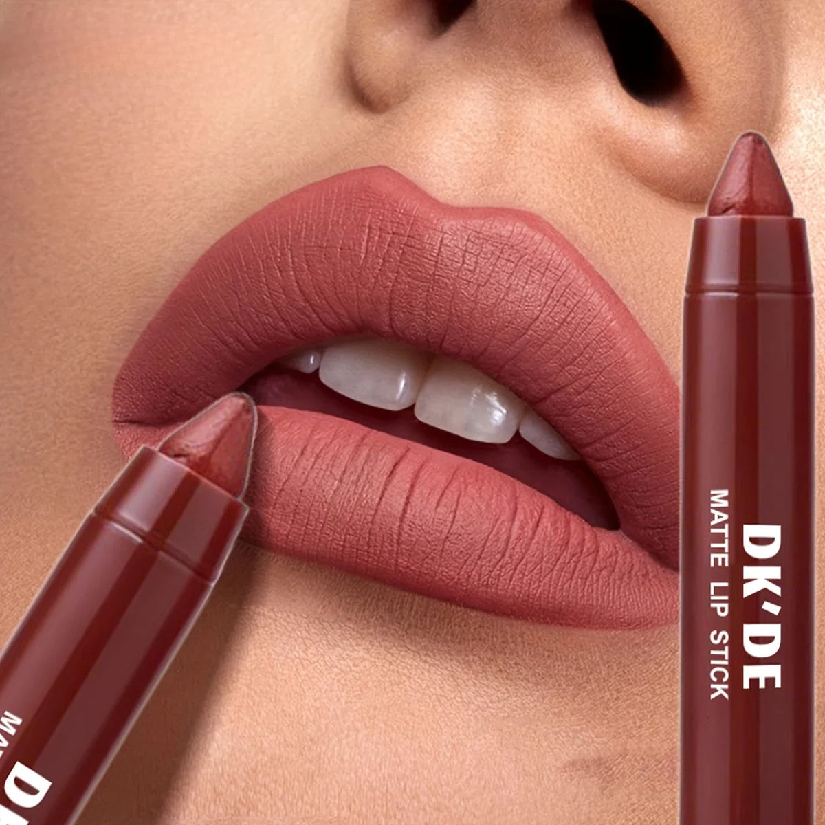 3-Color Lipstick Stick Set,Long-Lasting Color Payoff,Transfer-Proof,Suitable for All Makeup Styles