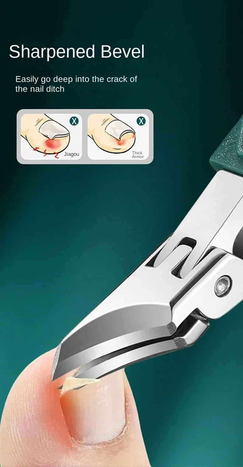 1pcs Toenail Clipper For Ingrown Or Thick Toenails Trimmer Professional Podiatrist Toenail Nipper With Stainless Steel