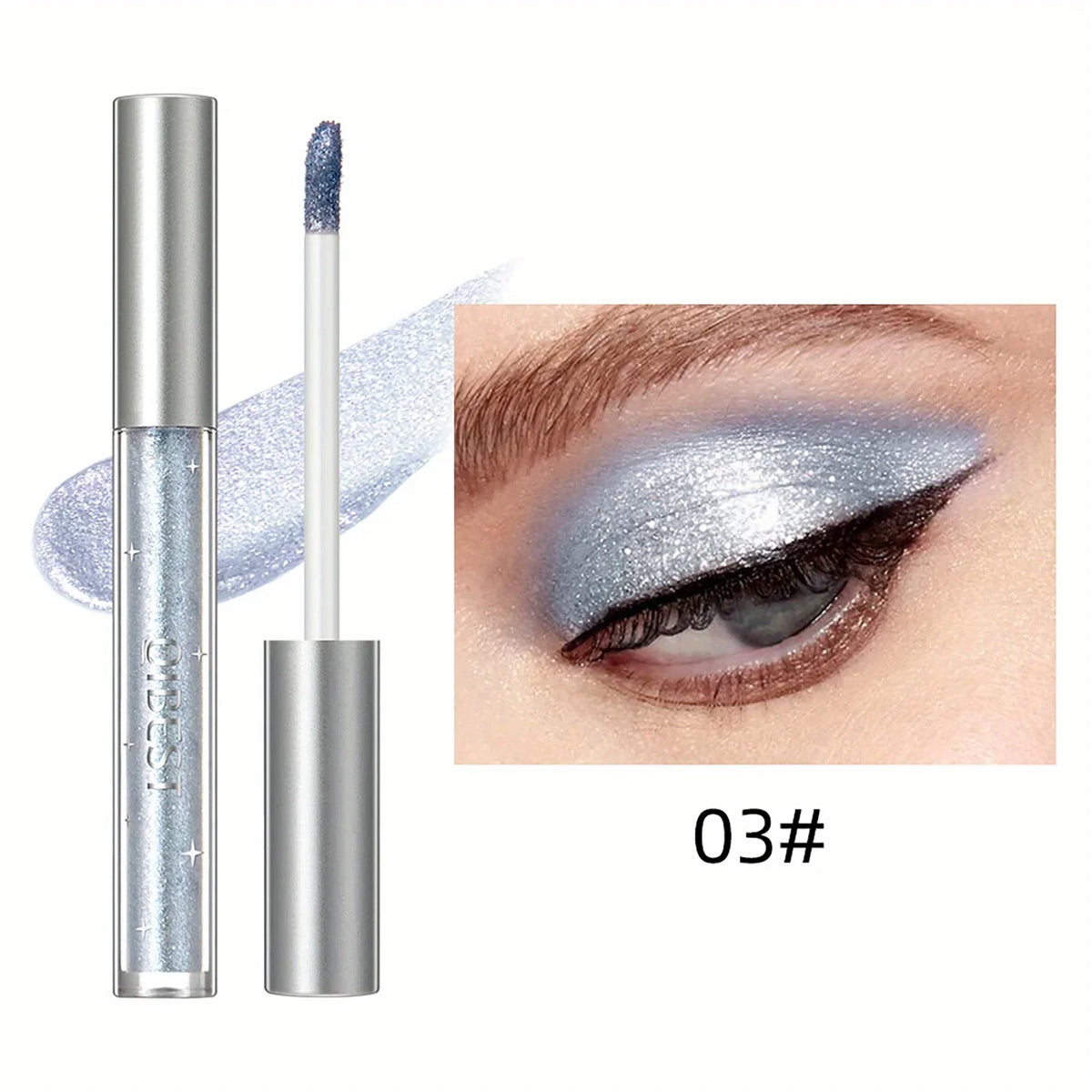 1PC Liquid Eye Shadow, Waterproof, Anti Smudge, Durable, Creates Perfect Eye Makeup