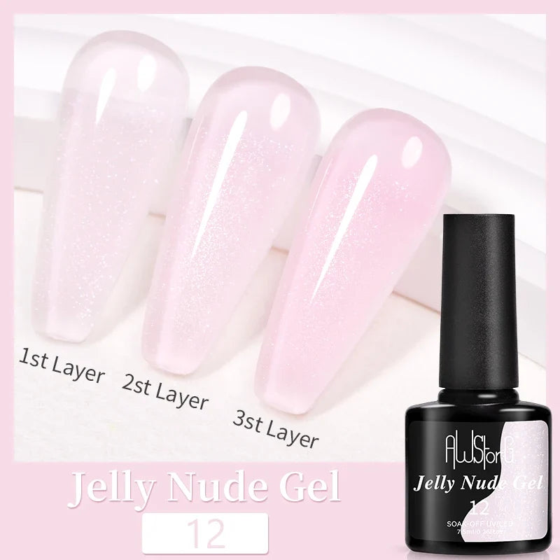 AWStorG 5ML Super Silver Metallic Gel Nail Polish Metal Effect Painting Gel Chromes Varnis Semi Permanent for Nail DIY