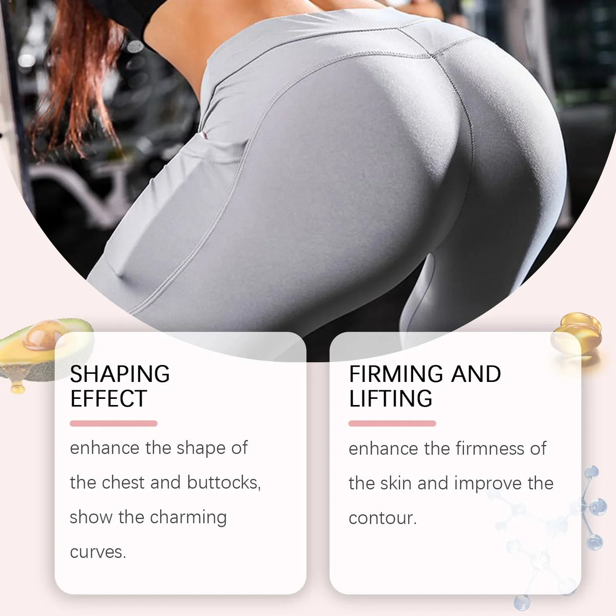 Enlarge Hip Firm Cream Fast Grow Plump Butt Nourish Moisturize Big Ass Prevent Sag Enhance Sexy High Hip Cream for Buttock Care