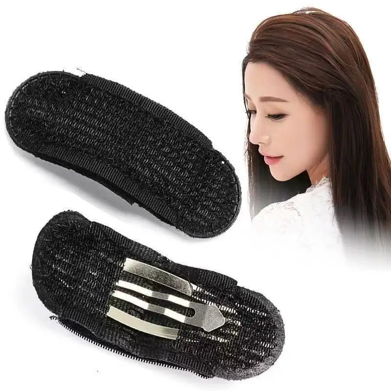 2/4/8pcs Fluffy Invisible Hair Clip for Volume Front Hairline Puff Cushion Perfect for Bun Styling Adding Women’s Hair Styling