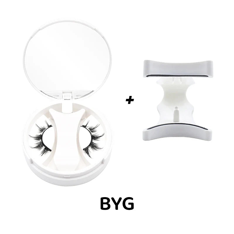 3D Magnetic Eyelashes Kit Reusable Natural Magnetic False Eyelashes Set No Glue Needed Magnet Lashes with Applicator Magnetic