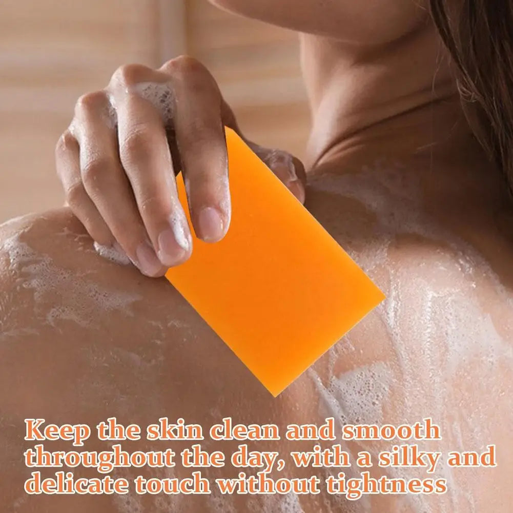 100/200G Persimmon Soap Bar for Body Odor Removal, Handmade Persimmon Green Tea Soap for Face and Body Wash Gentle Deodorant Bar